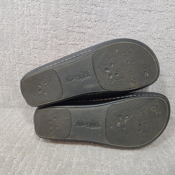Alegria PG Lite Womens Size 42 Slide Leather Floral Wedge Sandals - Picture 10 of 11